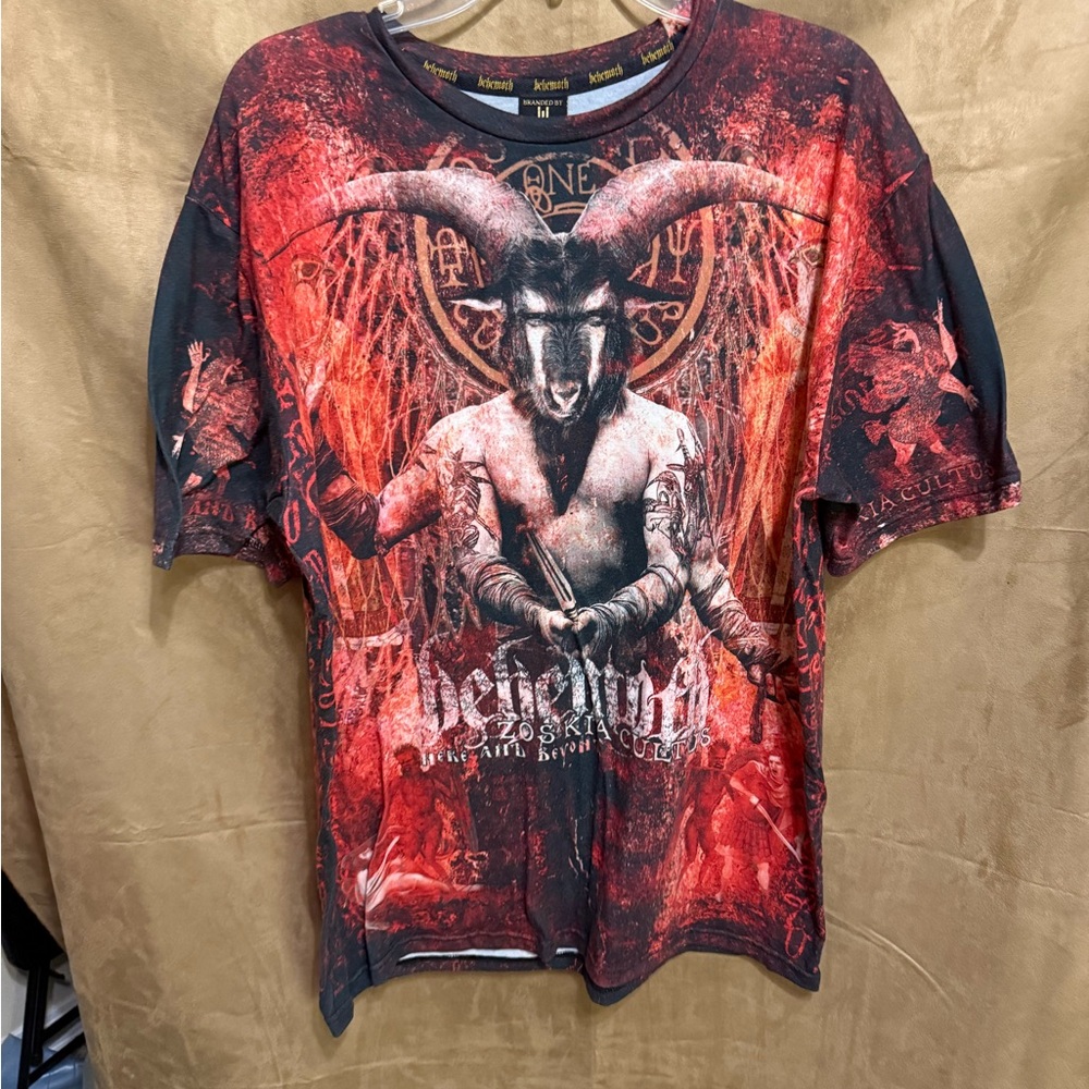 Behemoth Satanic Red Graphic T-Shirt
